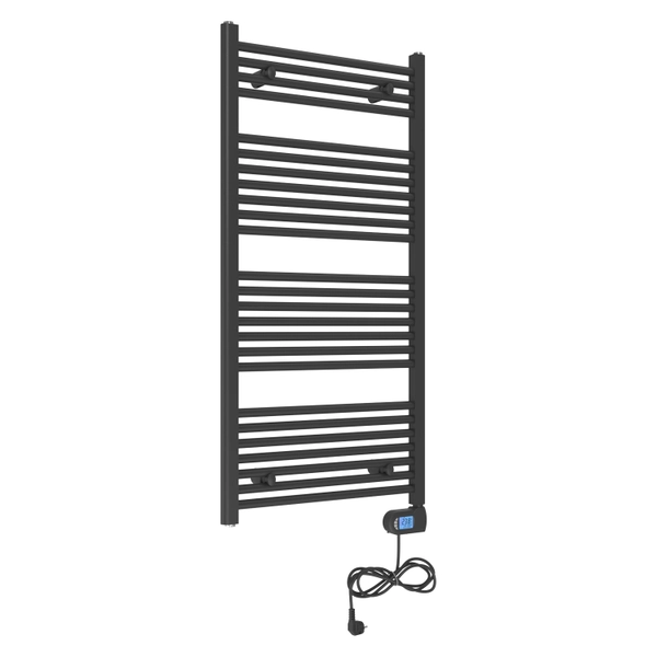 Electric bathroom radiator TermaBad R01 Black, 1200x600 mm, 500 W, black