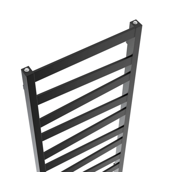 Bathroom radiator Terma Burano Black, 1200x500 mm, 490 W, black - Image 3